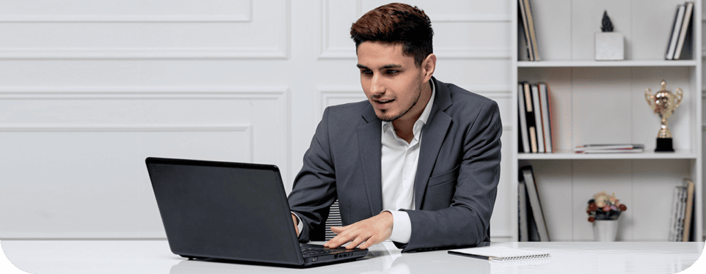 men on laptop